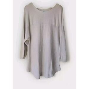 Croft & Barrow Women's Sweater Size XXL Light Gray